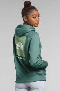 Пуловер с капюшоном Box NSE – женский The North Face, зеленый