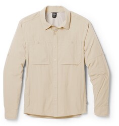 Однотонная рубашка с длинными рукавами Sahara — мужская REI Co-op, хаки