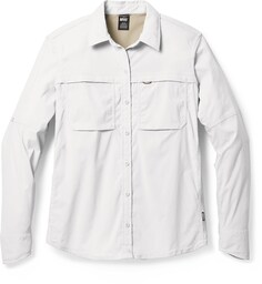 Однотонная рубашка с длинными рукавами Sahara — женская REI Co-op, белый