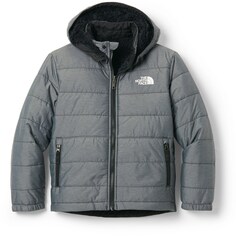 Двусторонняя утепленная куртка с молнией во всю длину и капюшоном Mount Chimbo — для мальчиков The North Face, серый