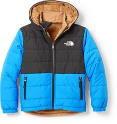 Двусторонняя утепленная куртка с молнией во всю длину и капюшоном Mount Chimbo — для мальчиков The North Face, синий