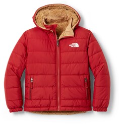 Двусторонняя утепленная куртка с молнией во всю длину и капюшоном Mount Chimbo — для мальчиков The North Face, красный