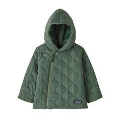 Стеганая утепленная куртка-пуховик – для малышей Patagonia, зеленый