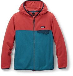 Флисовая куртка Micro D Snap-T — детская Patagonia, синий