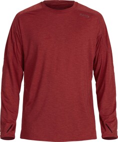 Рубашка H2Core Silkweight с длинными рукавами — мужская NRS, красный