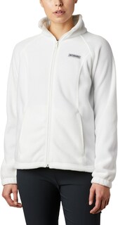Флисовая куртка Benton Springs с молнией во всю длину — женская Columbia, белый