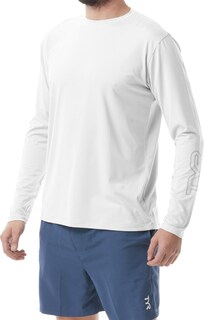 Рубашка с длинными рукавами SunDefense — мужская TYR, белый