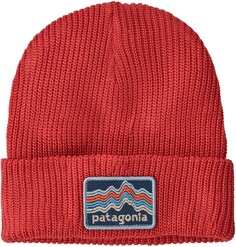 Шапка-бини с логотипом - Детская Patagonia, красный