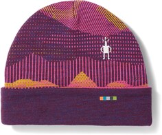 Двусторонняя шапка из шерсти мериноса – детская Smartwool, фиолетовый
