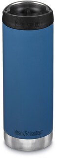 TKWide Изолированная кружка из переработанного сырья с крышкой для кафе — 16 эт. унция Klean Kanteen, синий