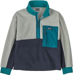 Пуловер Microdini с молнией до половины - Детская Patagonia, синий