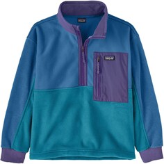 Пуловер Microdini с молнией до половины - Детская Patagonia, синий