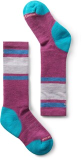 Носки Wintersport с полосками поверх икр — детские Smartwool, фиолетовый