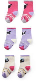 Носки Trio для малышей — 3 пары — для малышей Smartwool, розовый