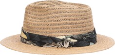 Шляпа Федора с косой из рафии, мужская Tommy Bahama, хаки