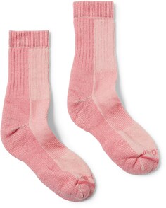 Носки средней плотности для походов для экипажа из мериносовой шерсти — детские REI Co-op, розовый