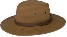 Вощеная прочная шляпа-федора Tilley, коричневый