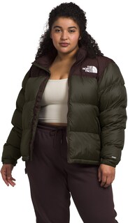 Пуховик Nuptse 1996 года в стиле ретро – женский The North Face, зеленый