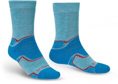 Носки-ботинки средней плотности из мериноса — мужские Bridgedale, синий