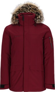 Утепленная куртка Ridgeline с искусственным мехом — мужская Obermeyer, красный