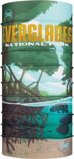 Многофункциональный галстук серии CoolNet UV National Park Buff, зеленый