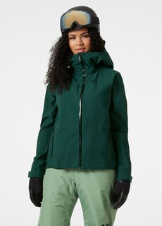 Куртка-ракушка Motionista 3 л — женская Helly Hansen, зеленый