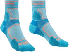 Ультралегкие носки T2 COOLMAX Sport 3/4 — женские Bridgedale, синий