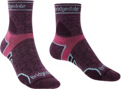 Легкие носки T2 Merino Sport 3/4 — женские Bridgedale, фиолетовый