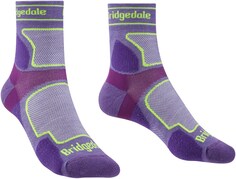 Ультралегкие носки T2 COOLMAX Sport 3/4 — женские Bridgedale, фиолетовый