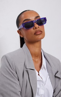 PrettyLittleThing A. KJÆRBEDE Jean Фиолетовые солнцезащитные очки