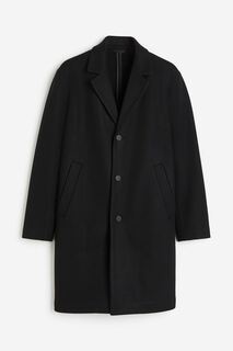 Пальто H&amp;M Wool-blend, черный H&M