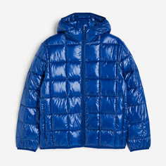 Куртка H&amp;M Regular Fit Lightweight Puffer, синий H&M