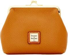 Кошелек Dooney &amp; Bourke Pebble Grain Large Framed, рыжий/золотой