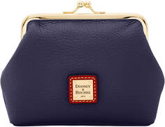 Кошелек Dooney &amp; Bourke Pebble Grain Large Framed, темно-синий/красный/золотой