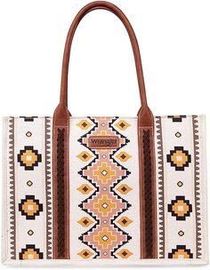Женская большая сумка Wrangler Aztec, белый