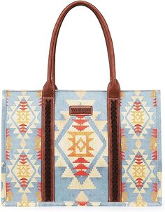 Женская большая сумка Wrangler Aztec, лазурный синий