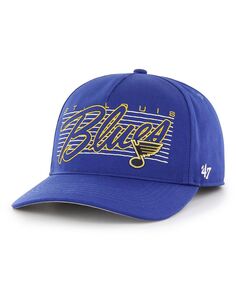 Мужская синяя шляпа St. Louis Blues Marquee Hitch Snapback &apos;47 Brand