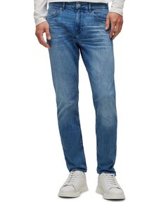 Мужские облегающие супермягкие джинсы из эластичного денима Hugo Boss