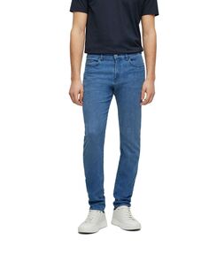 Мужские облегающие легкие джинсовые джинсы Hugo Boss