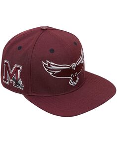 Мужская темно-бордовая шляпа-талисман Snapback от Мэриленда Eastern Shore Hawks Evergreen Pro Standard