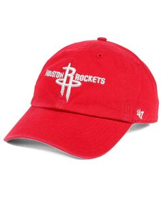 Кепка Houston Rockets Clean Up Cap &apos;47 Brand