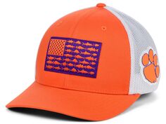 Кепка эластичного кроя Clemson Tigers PFG Fish Flag Columbia