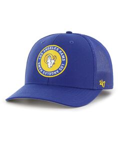 Мужская бейсболка Royal Los Angeles Rams представляет гибкую кепку &apos;47 Brand