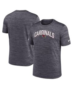 Мужская черная футболка Arizona Cardinals Velocity Athletic Stack Performance Nike