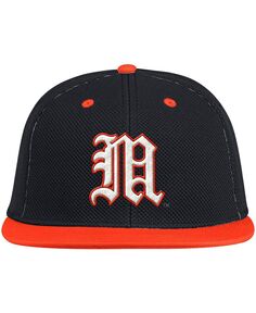 Мужская бейсбольная бейсболка Miami Hurricanes черно-оранжевого цвета adidas