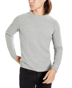 Мужской приталенный свитер с круглым вырезом в стиле попкорн Kenneth Cole