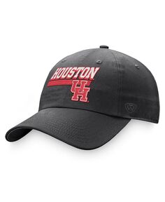 Мужская темно-серая регулируемая шляпа Houston Cougars Slice Top of the World