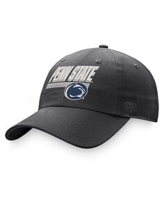 Мужская темно-серая регулируемая шляпа Penn State Nittany Lions Slice Top of the World