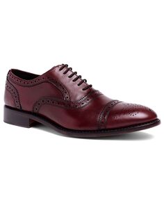 Мужские модельные туфли Ford Quarter Brogue Oxford на кожаной подошве со шнуровкой Anthony Veer