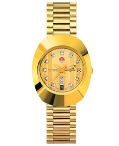 Часы, мужской оригинальный позолоченный браслет R12413493 Rado